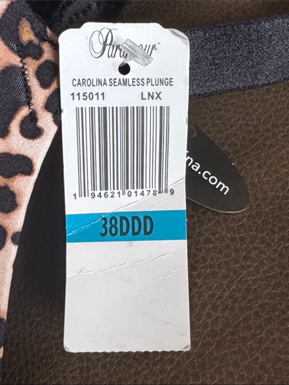 Paramour Leopard Push-Up Bra - Black & Brown 38 DDD - Picture 4 of 5